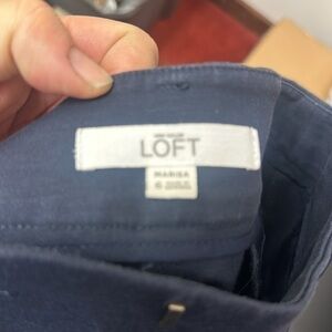 LOFT Blue Ankle & Cropped Pants